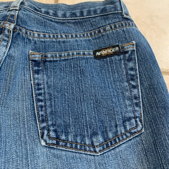 MANAGER Brand Vintage Y2K Bootcut Jeans 29x32 - Picture 2 of 7